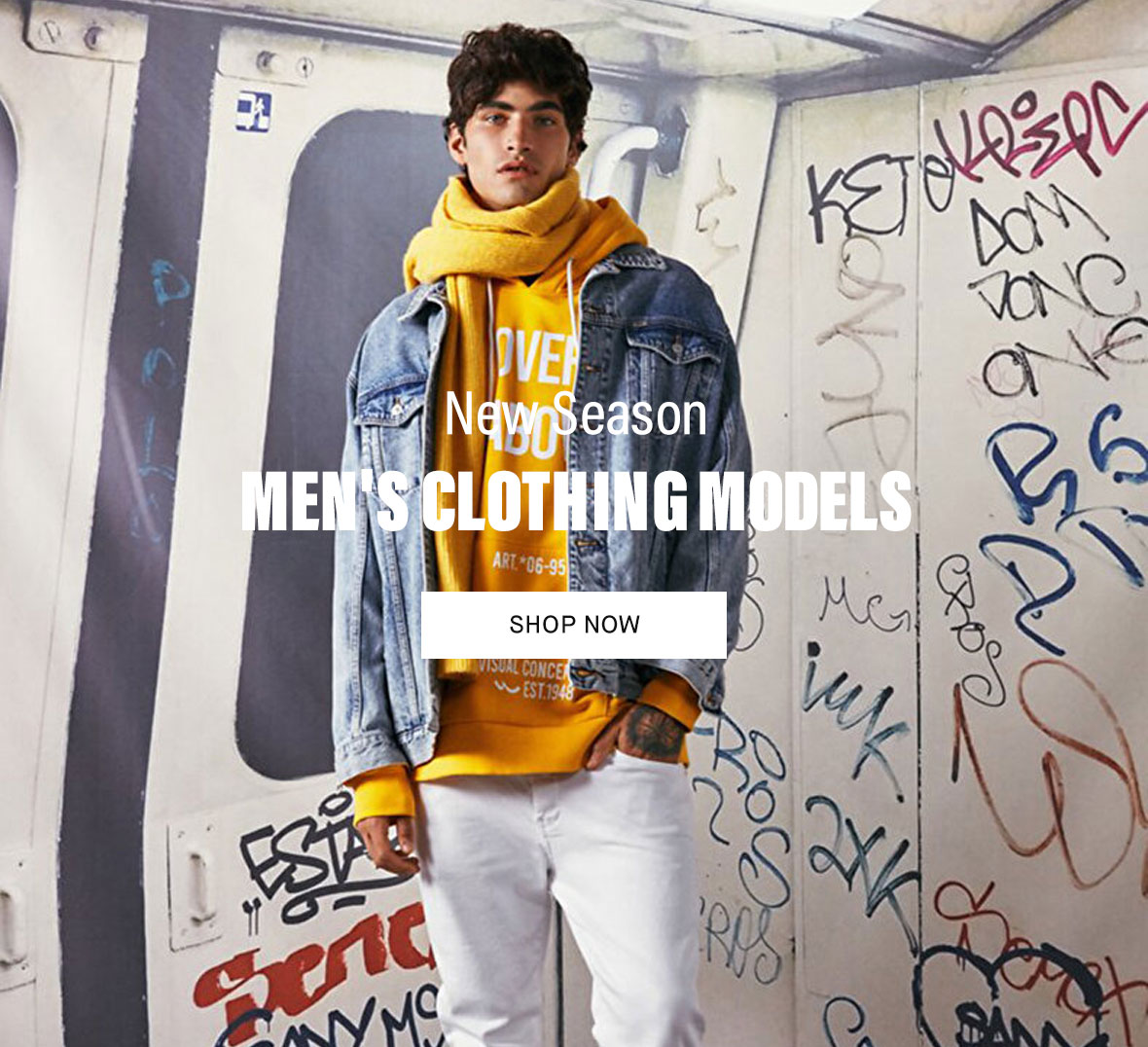 Mens clothing models